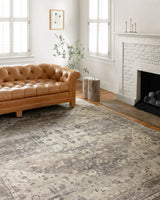 Loloi Hathaway Hth-05 Steel/Ivory Rugs - room scene 1