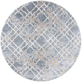 Safavieh Martha Stewart Isabella 6'-7" x 6'-7" Rug in Silver / Ivory