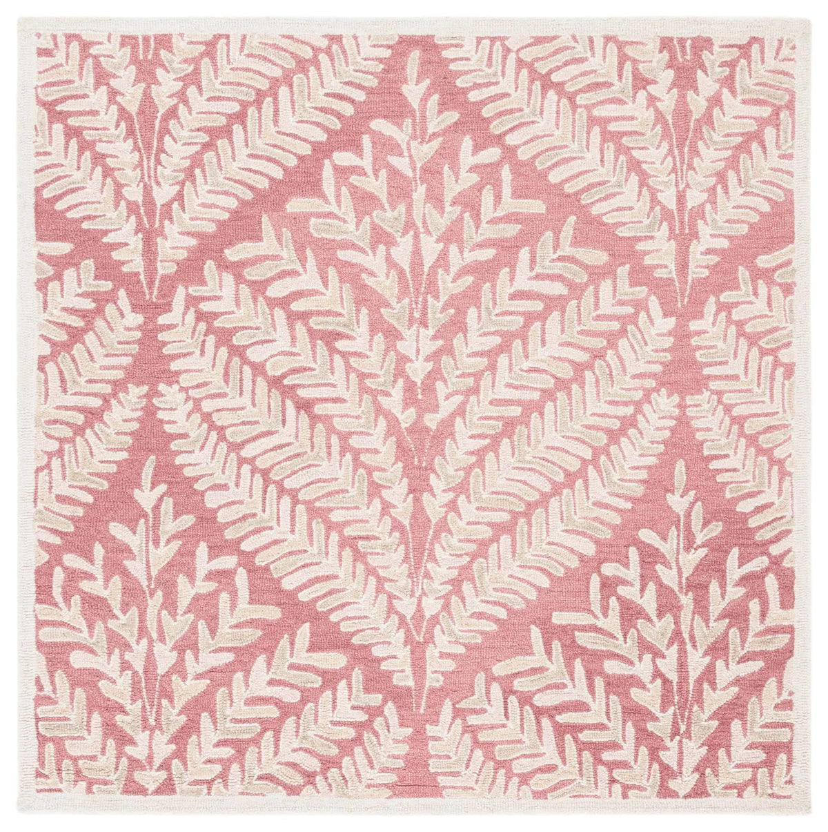 Safavieh Capri 5'-0" x 5'-0" Rug in Pink / Ivory