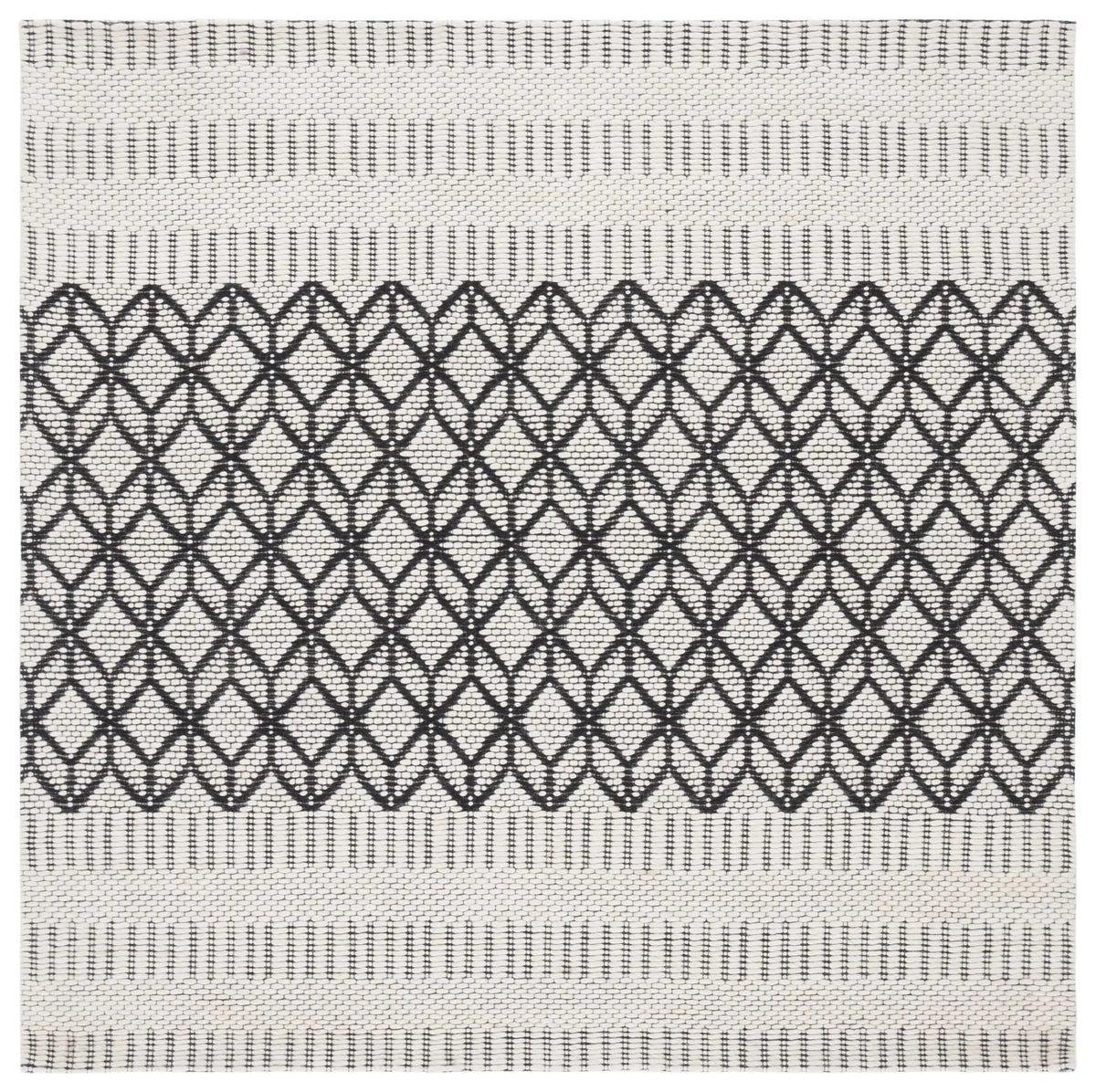 Safavieh Vermont 6'-0" x 6'-0" Rug in Ivory / Black