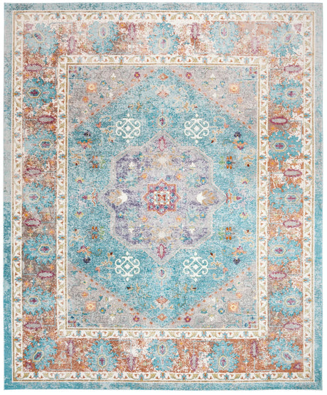 Safavieh Aria 10'-0" x 14'-0" Rug in Blue / Creme
