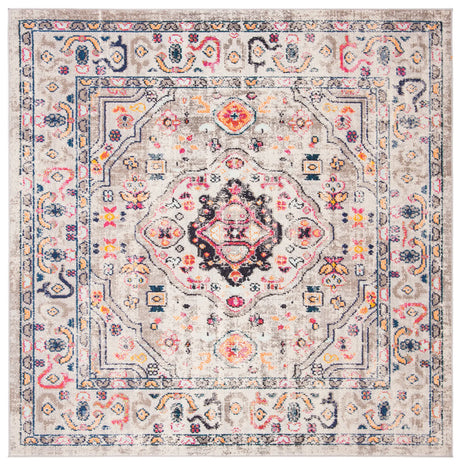 Safavieh Madison 6'-7" x 6'-7" Rug in Grey / Blue