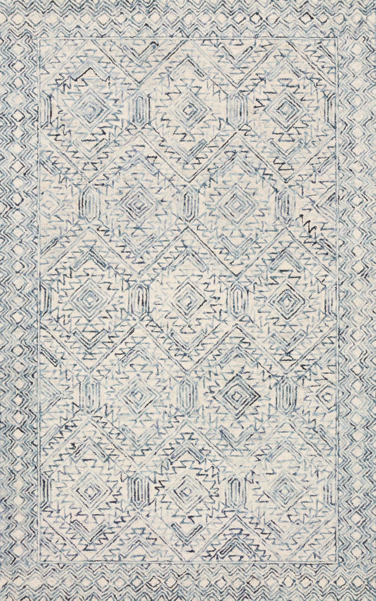 Loloi Ziva Zv-03 Bluestone Rugs - main flat