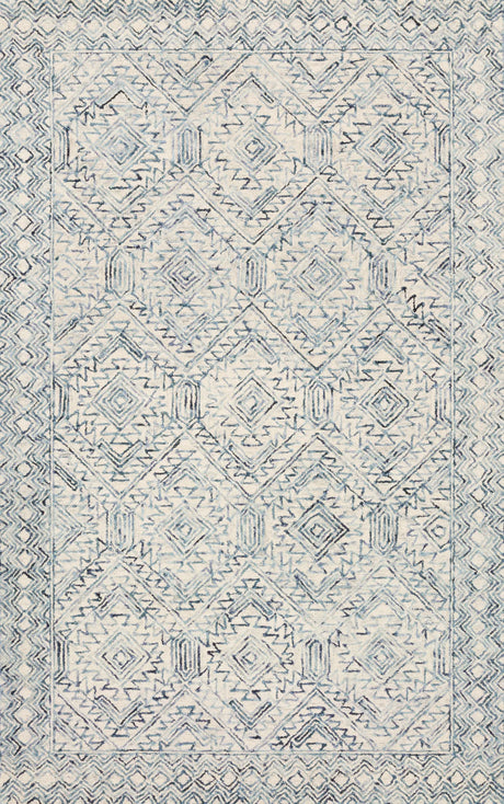 Loloi Ziva Zv-03 Bluestone Rugs - main flat
