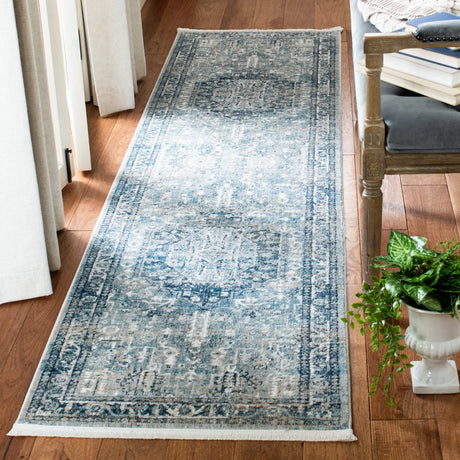 Safavieh Victoria 2'-2" x 10'-0" Rug in Blue / Grey