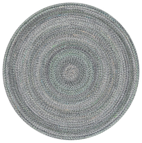 Safavieh Braided 5'-0" x 5'-0" Rug in Green / Grey