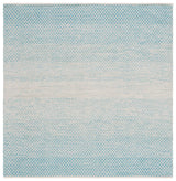 Safavieh Montauk 6'-0" x 6'-0" Rug in Turquoise / Ivory