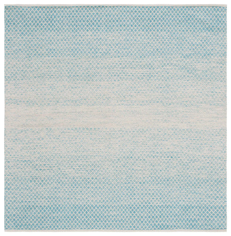 Safavieh Montauk 6'-0" x 6'-0" Rug in Turquoise / Ivory