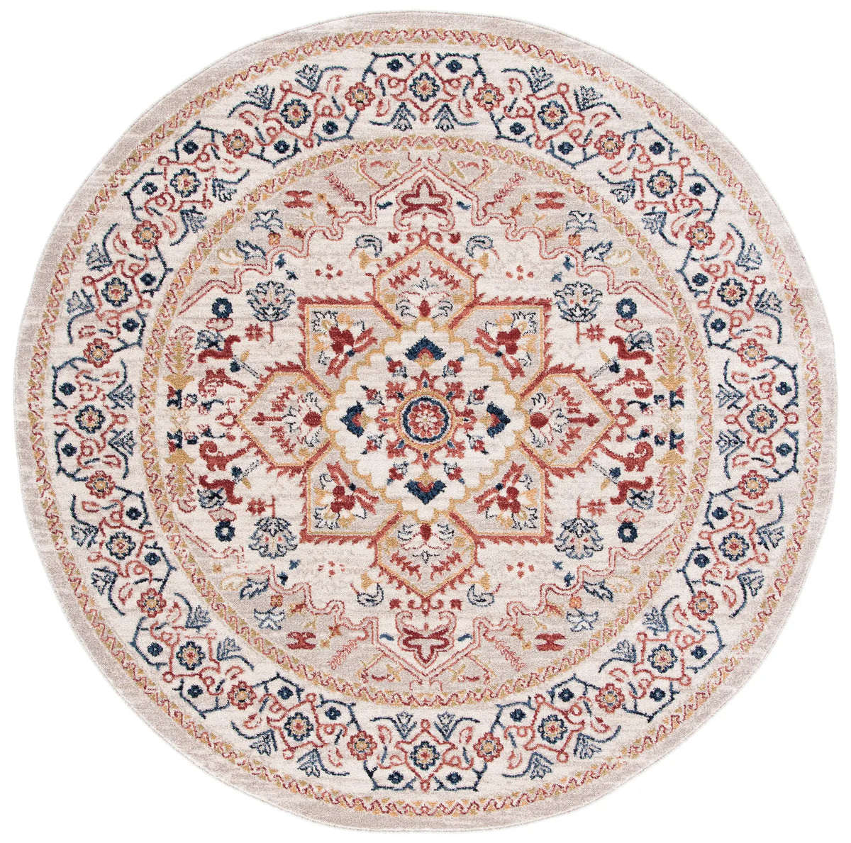 Safavieh Charleston 6'-7" x 6'-7" Rug in Beige / Ivory