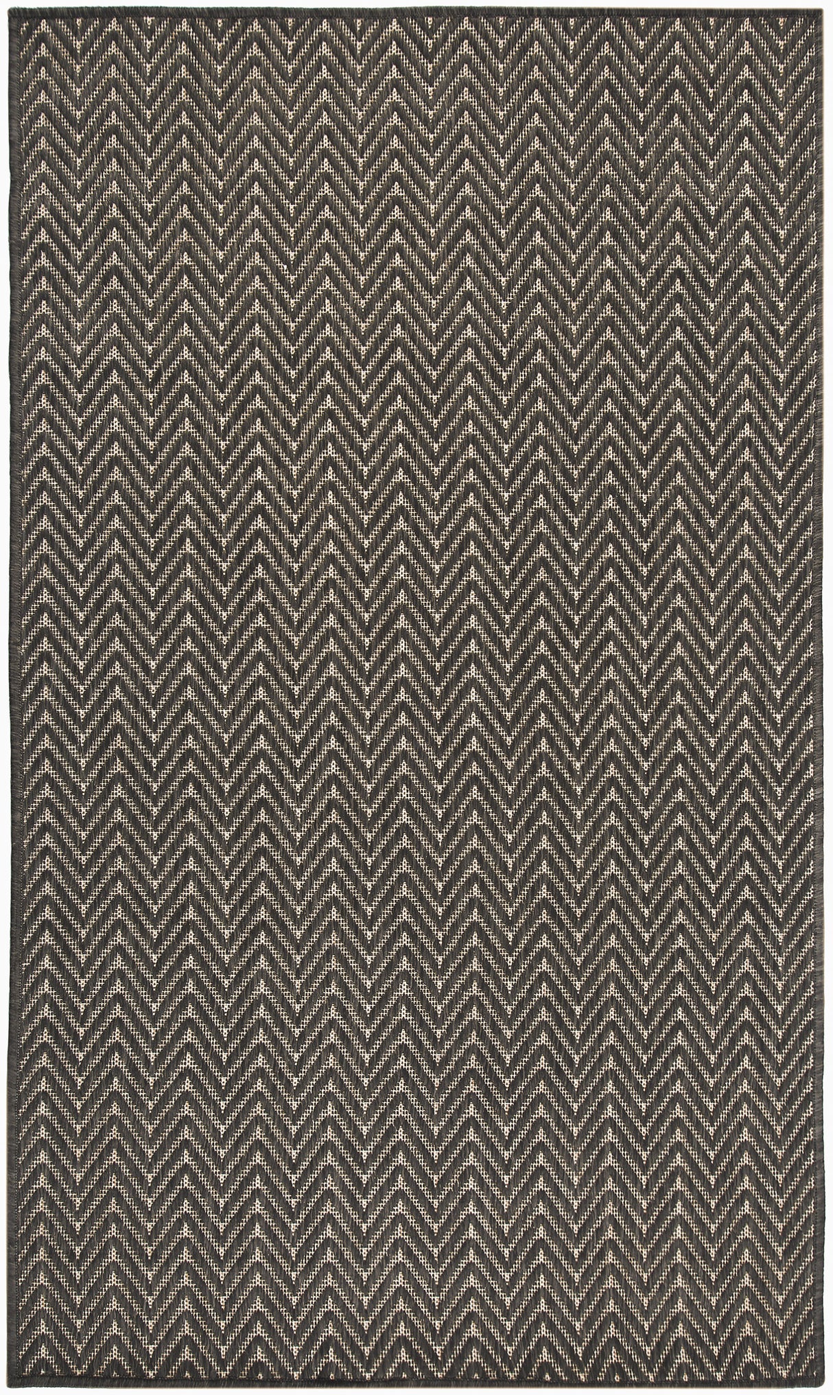 Nourison Horizon Indoor/Outdoor HOZ02 Charcoal Contemporary Area Rugs