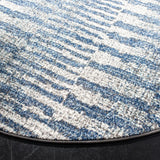 Safavieh Galaxy 5'-3" x 5'-3" Rug in Navy / Light Grey