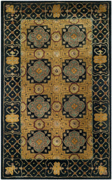 Safavieh Classic 9'-6" x 13'-6" Rug in Gold / Black