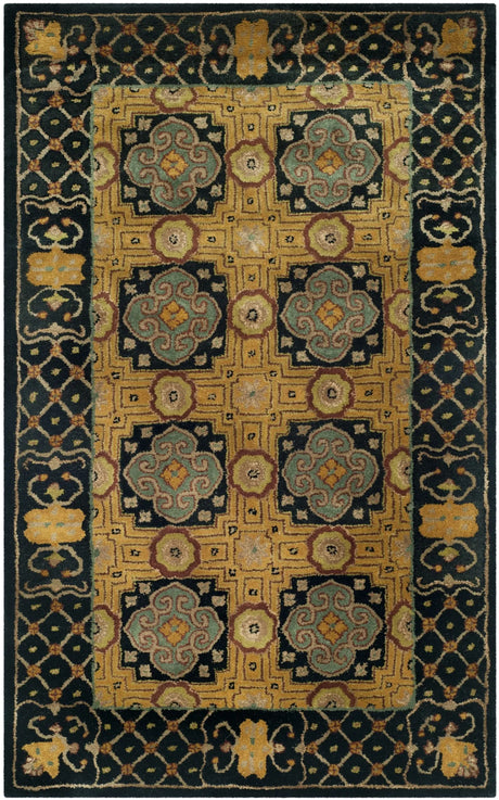 Safavieh Classic 9'-6" x 13'-6" Rug in Gold / Black
