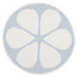 Safavieh Vermont 5'-0" x 5'-0" Rug in Ivory / Light Blue