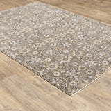 Oriental Weavers Sphinx Maharaja 532D1 Grey/Gold Rugs - angle detail