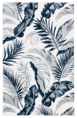 Safavieh Cabana 4'-0" x 6'-0" Rug in Ivory / Navy