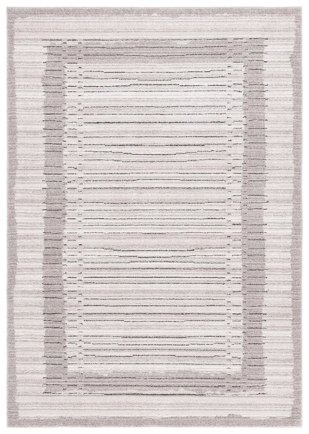 Safavieh Jade 100 4'-0" x 6'-0" Rug in Ivory / Beige Black