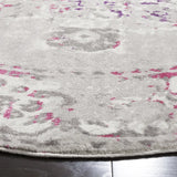 Safavieh Skyler 6'-7" x 6'-7" Rug in Grey / Pink
