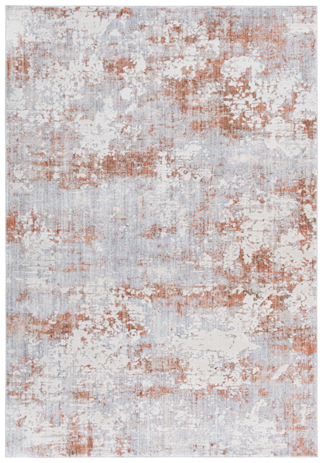 Safavieh Scarlett 400 4'-0" x 6'-0" Rug in Light Grey / Ivory Rust