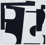 Safavieh Malibu 6'-0" x 6'-0" Rug in Black / Ivory