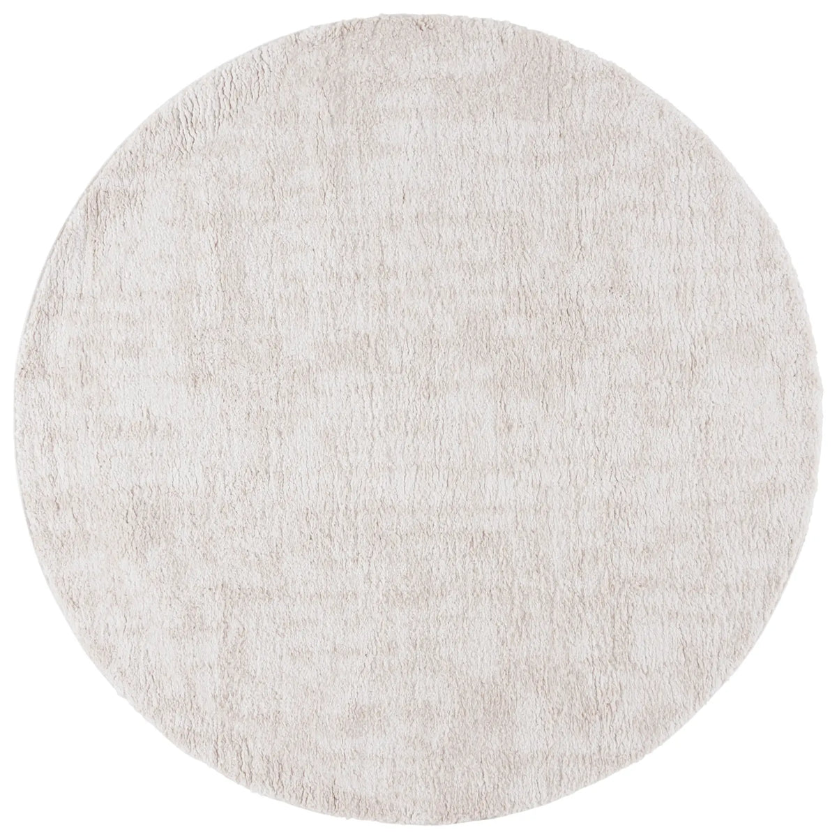 Safavieh Rumi Shag 6'-7" x 6'-7" Rug in Ivory / Light Beige