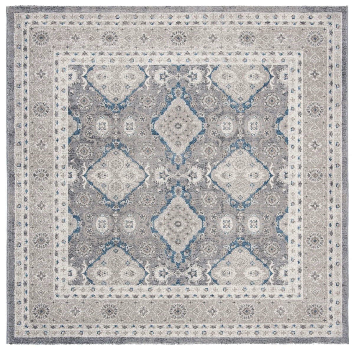 Safavieh Sofia 6'-7" x 6'-7" Rug in Light Grey / Beige