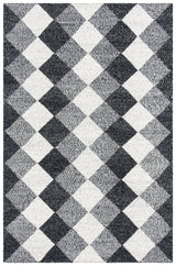 Safavieh Kilim 4'-0" x 6'-0" Rug in Black / Ivory