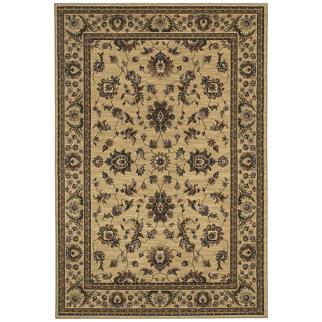 Oriental Weavers Sphinx Ariana 311i3 Ivory / Green Rugs - main flat