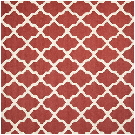 Safavieh Cambridge 8'-0" x 8'-0" Rug in Rust / Ivory