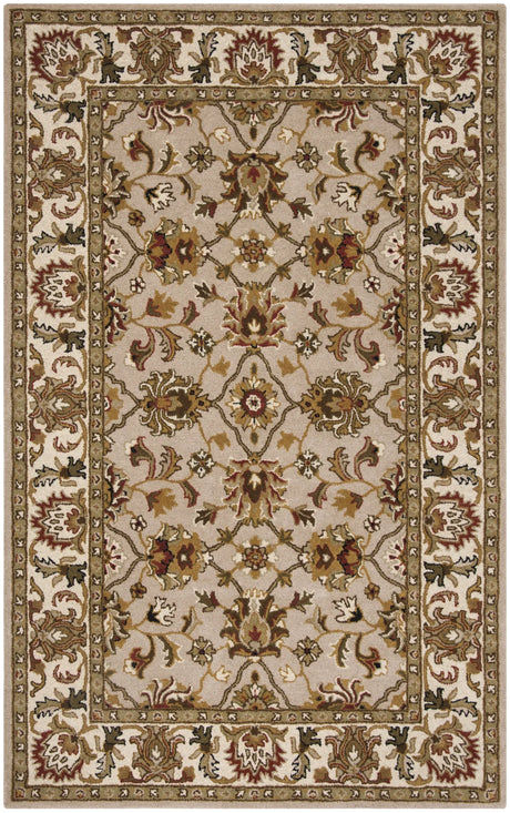 Safavieh Heritage 4'-0" x 6'-0" Rug in Ivory / Light Gold