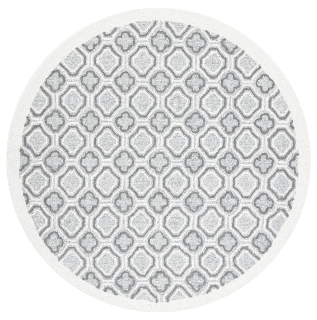 Safavieh Metro 6'-0" x 6'-0" Rug in Ivory / Grey