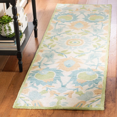 Safavieh Antiquity 2'-3" x 12'-0" Rug in Ivory / Green