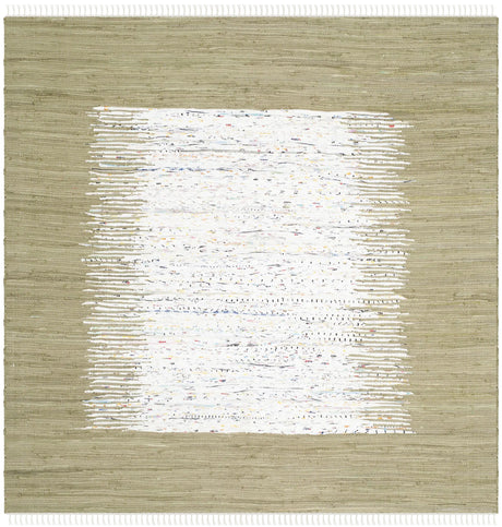 Safavieh Montauk 6'-0" x 6'-0" Rug in Ivory / Olive