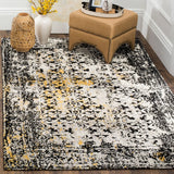 Safavieh Classic Vintage 4'-0" x 6'-0" Rug in Black / Silver