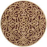 Safavieh Chelsea 3'-0" x 3'-0" Rug in Burgundy