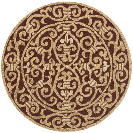 Safavieh Chelsea 3'-0" x 3'-0" Rug in Burgundy