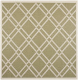 Safavieh Courtyard 7'-10" x 7'-10" Rug in Green / Beige