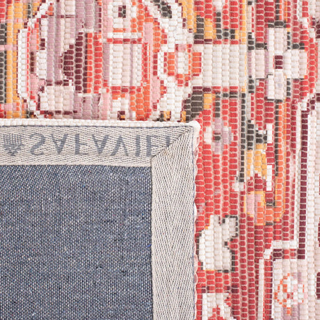 Safavieh Saffron 8'-0" x 10'-0" Rug in Terracotta / Ivory