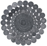 Safavieh Cape Cod 5'-0" x 5'-0" Rug in Charcoal