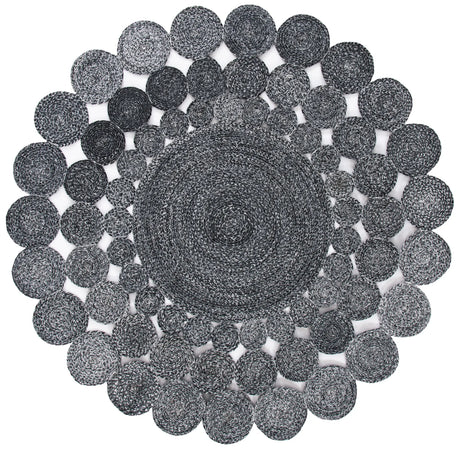 Safavieh Cape Cod 5'-0" x 5'-0" Rug in Charcoal