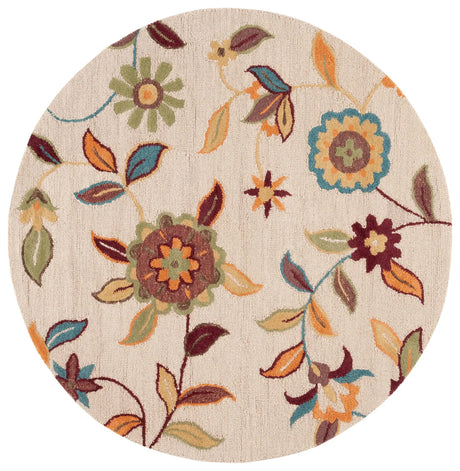 Safavieh Blossom 6'-0" x 6'-0" Rug in Beige / Multi