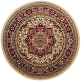 Safavieh Lyndhurst 5'-3" x 5'-3" Rug in Ivory / Red