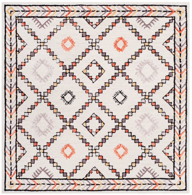 Safavieh Bellagio 5'-0" x 5'-0" Rug in Ivory / Multi