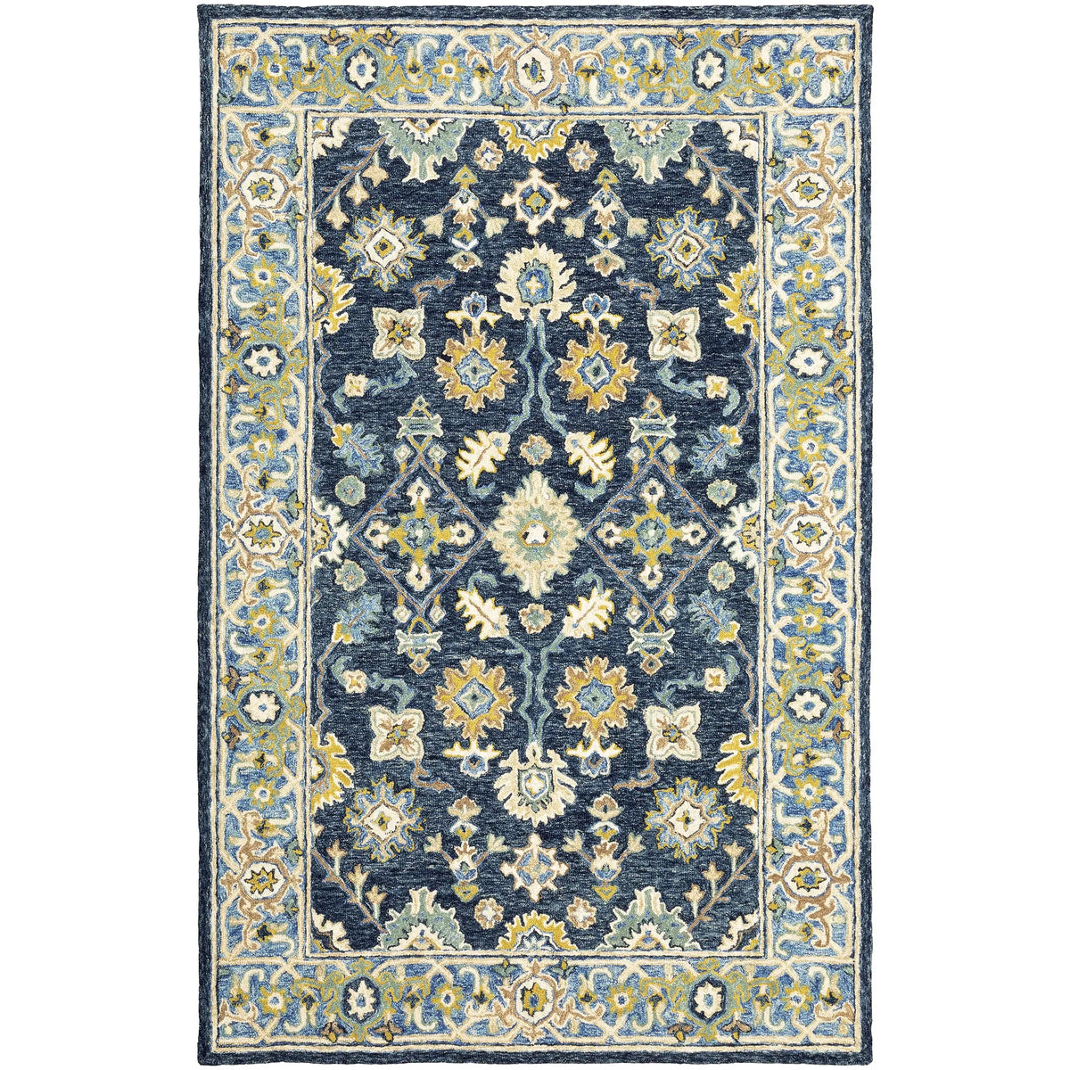 Oriental Weavers Sphinx Alfresco 28405 Navy / Blue Rugs - main flat