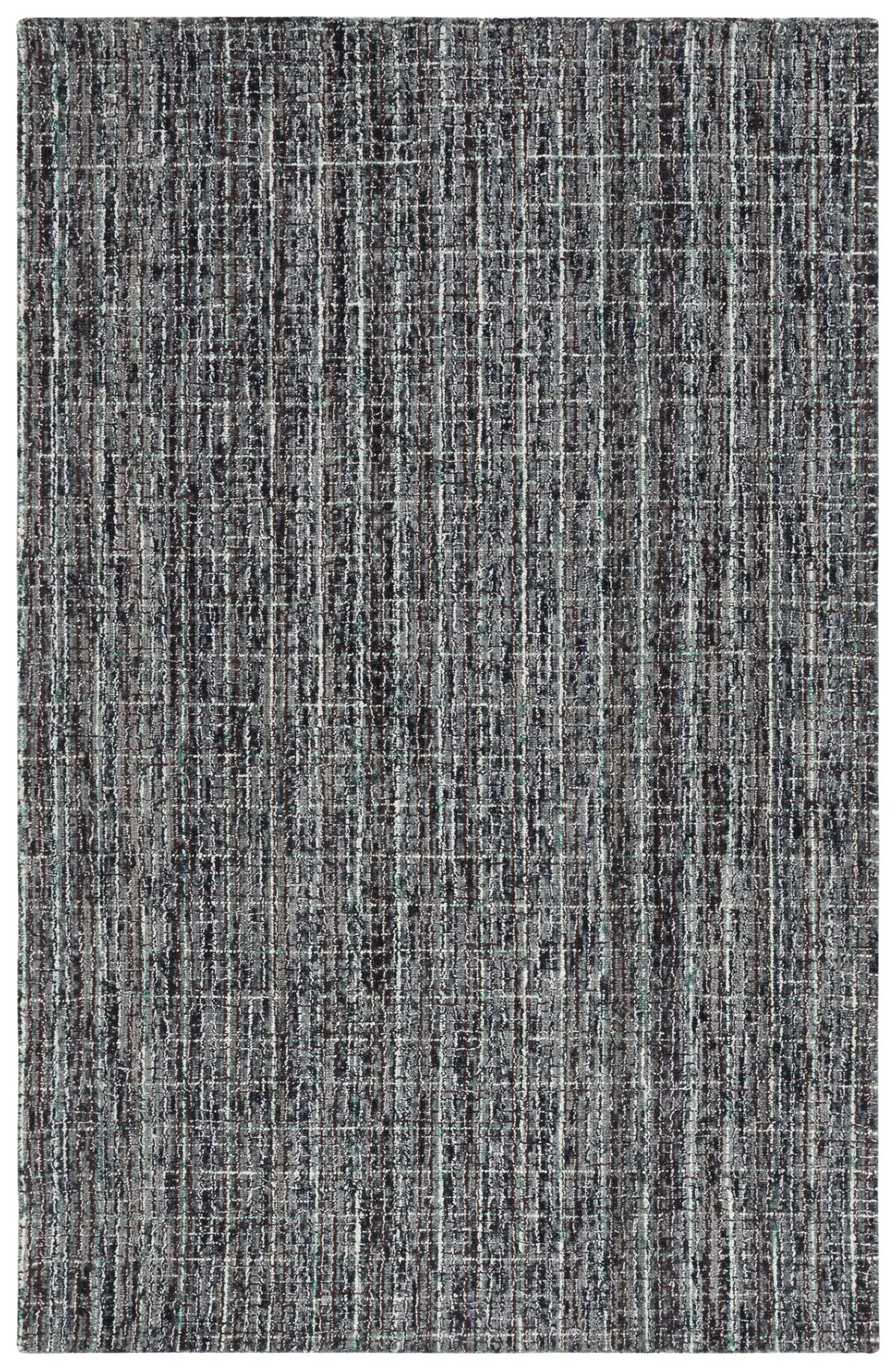 Safavieh Abstract 4'-0" x 6'-0" Rug in Dark Grey / Brown