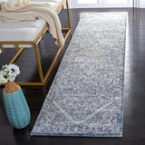 Safavieh Martha Stewart 2'-2" x 8'-0" Rug in Cream / Blue