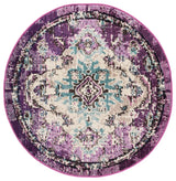 Safavieh Madison 3'-0" x 3'-0" Rug in Lavender / Light Blue