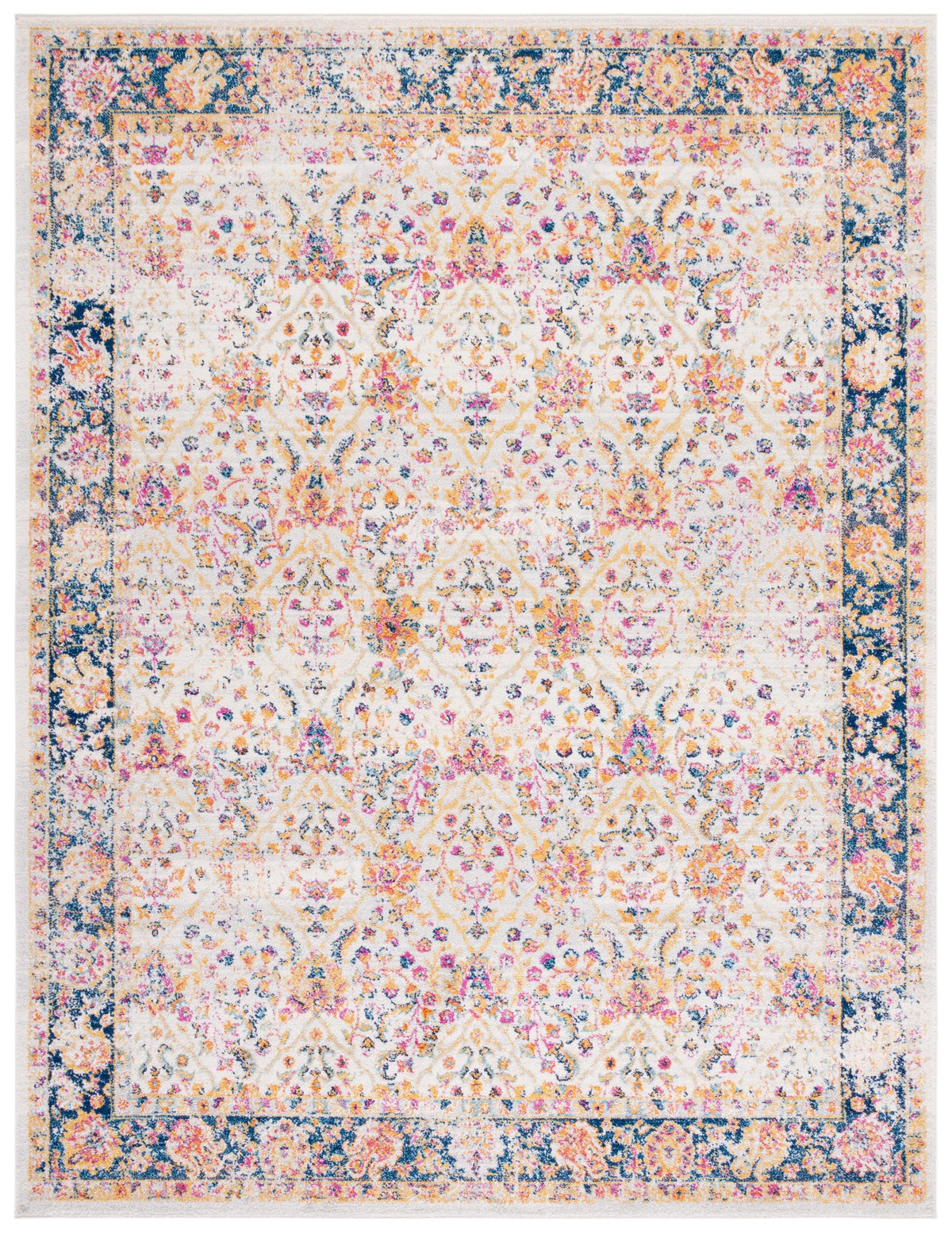 Safavieh Madison 10'-0" x 14'-0" Rug in Cream / Navy