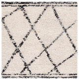 Safavieh Manhattan 6'-0" x 6'-0" Rug in Ivory / Black