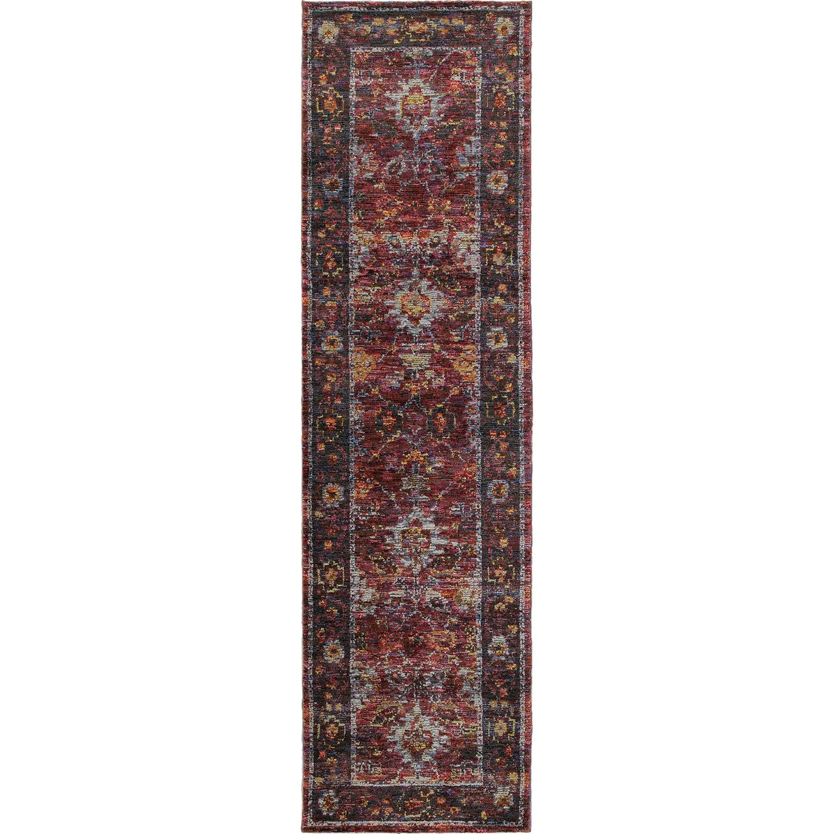 Oriental Weavers Sphinx Andorra 7153A Red/Purple Rugs - runner